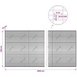  Gabion s žicom debljine 3,5 mm i mrežom 5x2,5 cm 1000x10x150 cm | shoptok.hr