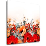  Slike na platnu crveno CVEĆE_154-12 (moderne slike na platnu) | ePonuda.com