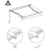  Ročno zložljiva tenda 600x300 cm oranžna in rjava, (20692811) | Shoptok.si