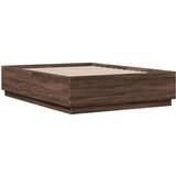  Okvir za krevet s LED svjetlima boja hrasta 120 x 190 cm drveni | shoptok.hr