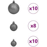 vidaXL Um artificial Christmas Tree Zelena 180cm PVC | Shoptok.si