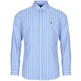 Polo Ralph Lauren Srajce z dolgimi rokavi CHEMISE COUPE DROITE EN POPLINE DE COTON COL BOUTONNE Večbarvna | Shoptok.si