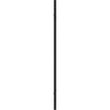  Ograda za tuš Crna 130 x 138 cm ESG staklo i aluminij | shoptok.hr