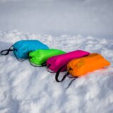 Kondela Napihljiva vreča za sedenje/ležanje, oranžna, LEBAG | Shoptok.si