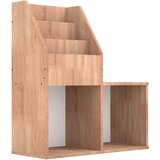 vidaXL Stalak za dječje časopise boja hrasta 71x30x78,5 cm od iverice | shoptok.hr