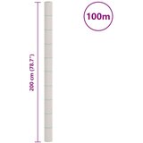 vidaXL Membrana proti plevelu bela 2x100 m PP | Shoptok.si