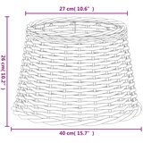  Sjenilo za svjetiljku bijelo Ø 40 x 26 cm od pruća | shoptok.hr