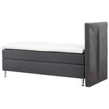 Venture Home kontinentalni krevet Toledo 200 × 66 × 90 cm, tamnosiva | shoptok.hr
