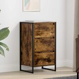  Kreveta Dimni hrast 42 x 36 x 75.5 cm Konstruirano drvo | shoptok.hr
