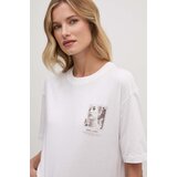 PepeJeans bombažna kratka majica gilly ženska, bela barva, PL505975