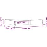  Okviri za palete 150x100 cm od masivne borovine | shoptok.hr