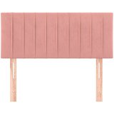  Posteljno vzglavje roza 100x5x78/88 cm žamet, (20794578) | Shoptok.si