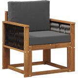  Srednja sofa za van Čvrsto drvo akacije Prirodna | shoptok.hr