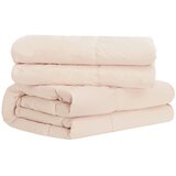  Set deka 2 kom. 200 x 200 cm Kapok i Poliester Bež | shoptok.hr