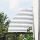 vidaXL Zaslon za zasebnost na balkonu Antracitno siva in bela | Shoptok.si