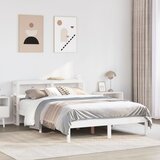 Furnova Posteljni okvir brez vzmetnice bel 160x200 cm trdna borovina, (21935110) Cene