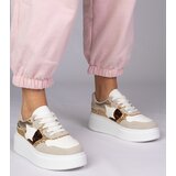 D/CEO marka niezdefiniowana Leopard glitter sneakers with animal print Bertula | Shoptok.si