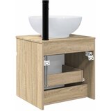  Umivaonik s policom za zid Hrast sonoma 49 x 44,5 x 66,5 cm | shoptok.hr