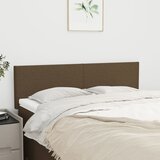 Uzglavlja tamnosmeđa 144x5x78/88 cm od tkanine | shoptok.hr