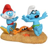 Duvo Smurfs Beach Papa and Brainy Dekoracija za akvarijum, 11.5x6.8x8cm Cene