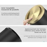 EYN Zlati ali zlato črni koš za smeti | Deluxe GB1755 koš — Crno zlata | Shoptok.si