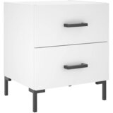  Noćni ormarići 2 kom bijeli 40x35x47,5 cm od konstruiranog drva | shoptok.hr