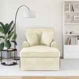  Ležaljka s suknjom s jastukom 3 pcs Krema Kordura tekstil | shoptok.hr