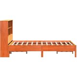 vidaXL Krevet s regalom za knjige bez madraca 120 x 190 cm od borovine | shoptok.hr