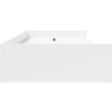  S uzglavljem s ladicama Bijelo 80 x 200 cm Konstruirano drvo | shoptok.hr