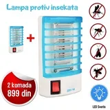 Električna zamka za insekte 2 komada