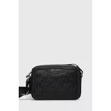 Karl Lagerfeld Usnjena torbica za okoli pasu črna barva