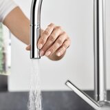 Hansgrohe enoročna izvlečna kuhinjska armatura Talis M54 210 2 jet - krom (72800000) | Shoptok.si