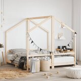 vidaXL Okvir za dječji krevet 2x(80x160) cm od masivne borovine | shoptok.hr