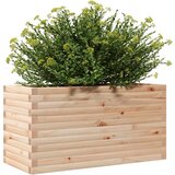  Vrtno cvetlično korito 90x40x45,5 cm trdna borovina | Shoptok.si