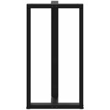  Noge za barski stol T-oblika 2 kom Crne 60x35x(110-111) cm Čelik | shoptok.hr
