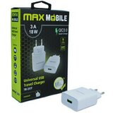 Max Mobile Q.C 3.0 QUICK CHARGE USB TR207 3A beli Cene