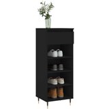 Ormarić za cipele crni 40 x 36 x 105 cm od konstruiranog drva | shoptok.hr