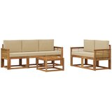  Set vanjskih sofa 6 pcs Prirodna i bež Poliester | Shoptok.si