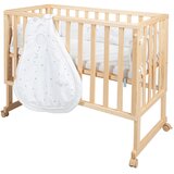Roba Otroška posteljica na koleščkih 90x45 cm v naravni barvi – | Shoptok.si