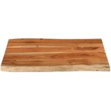 Stolna ploča 90x60x3,8 cm pravokutna bagremovo drvo živi rub | Eponuda.com