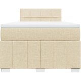  Krevet box spring s madracem krem 120 x 190 cm od tkanine | shoptok.hr