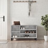  The Living Store Omarica za čevlje betonsko siva 102x36x60 cm inženirski les - Omarica Za Čevlje, (21485570) Cene