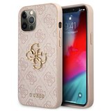  Maska za telefon Guess Hc PC 4G Big Metal Logo za iPhone 12 Pro Max 6.7 pink (GUHCP12L4GMGPI) | Eponuda.com