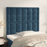  Posteljno vzglavje 2 kosa temno modro 100x5x78/88 cm žamet, (20792822) | Shoptok.si