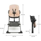 Kinderkraft hranilica Foldee Pink, 6m+ | Eponuda.com