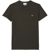 Lacoste Cotton Pima Crew Neck T-Shirt Dark Brown Smeđa | shoptok.hr