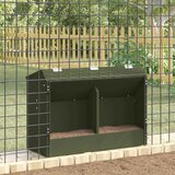 Hranilica za zečeve Maslinasto zelena 64.5 x 25.5 x 45.5 cm | Eponuda.ba