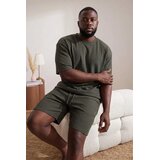 Trendyol muški set 3 dela trenerka Tmnss26Ts00060, Khaki-Khaki Cene