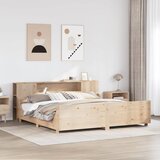vidaXL Okvir kreveta bez madraca 180 x 200 cm od masivne borovine | shoptok.hr