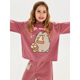 Sinsay Pamučna majica s okruglim izrezom i tiskom Pusheen the Cat | shoptok.hr